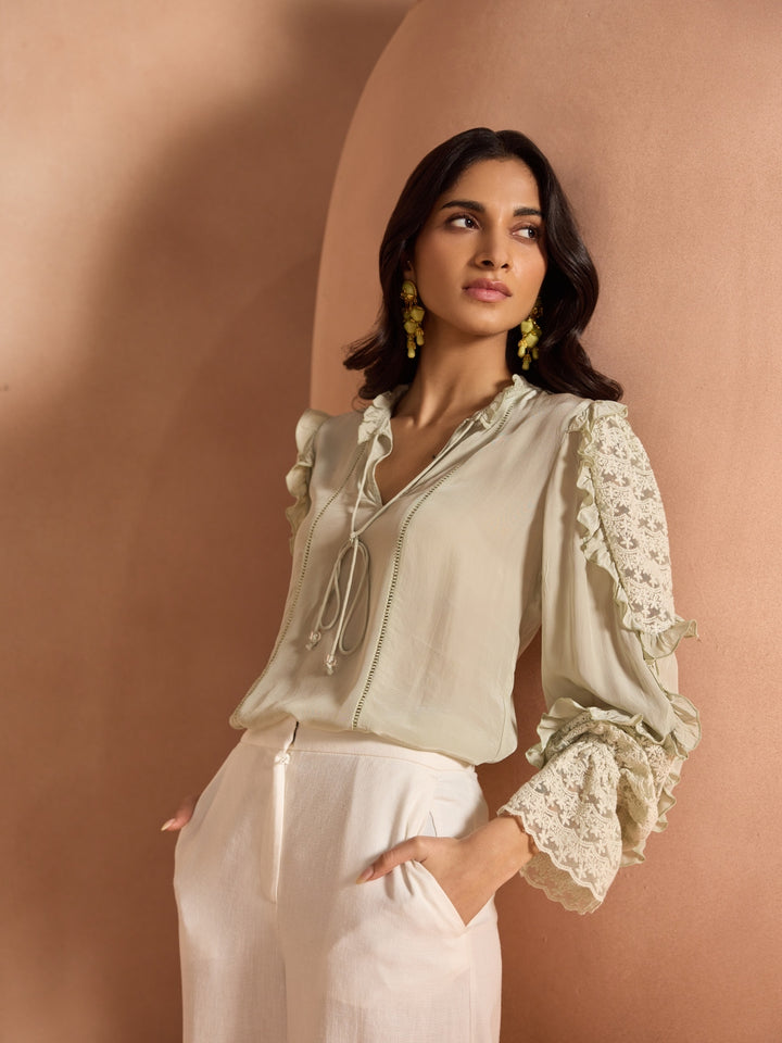 Jade Viscose Blouse