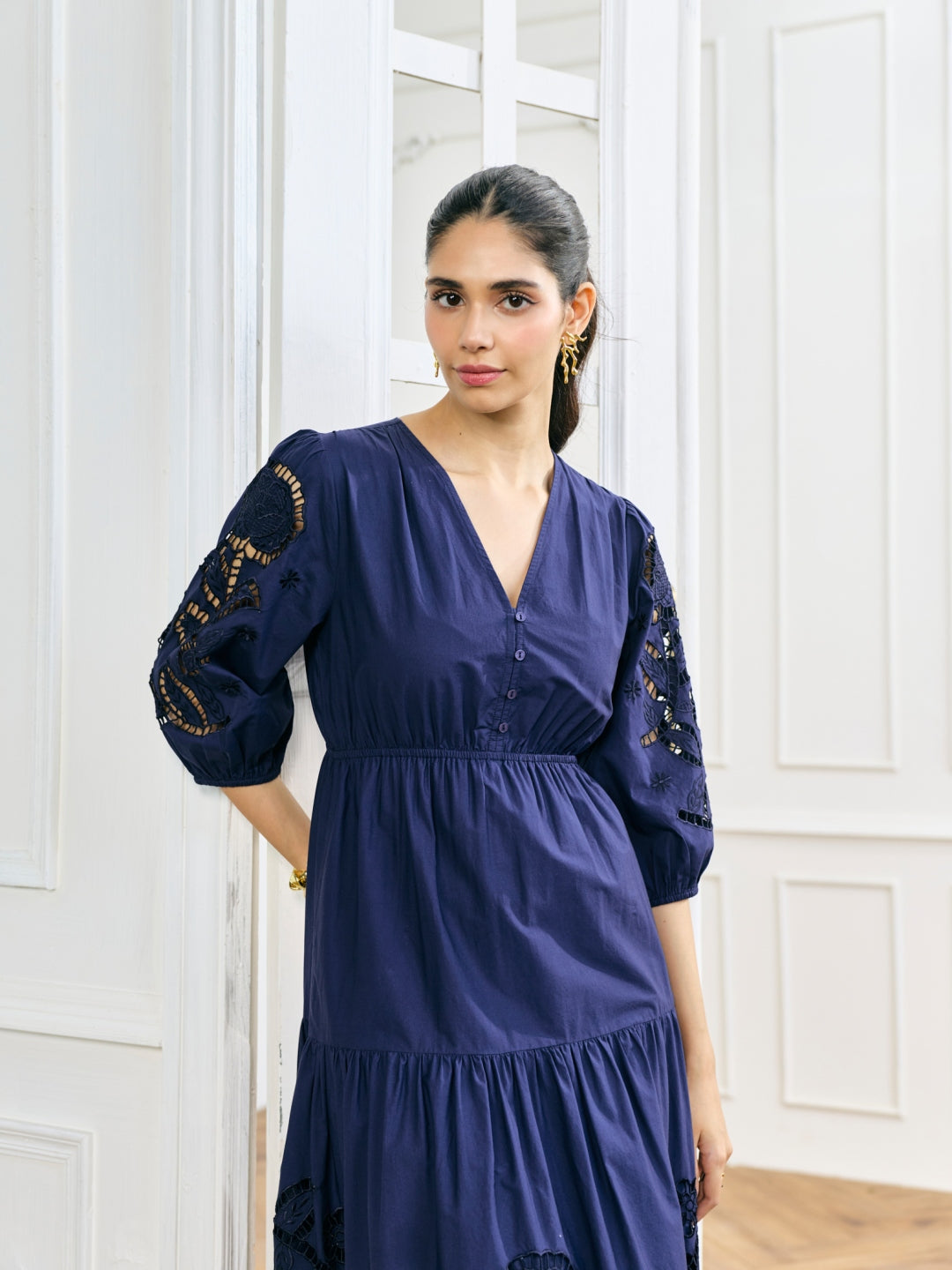 Diana Cutwork Embroidered Dress