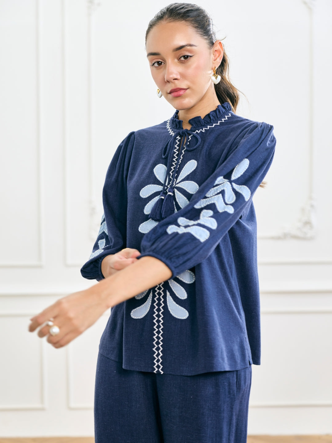 Margot Applique Top