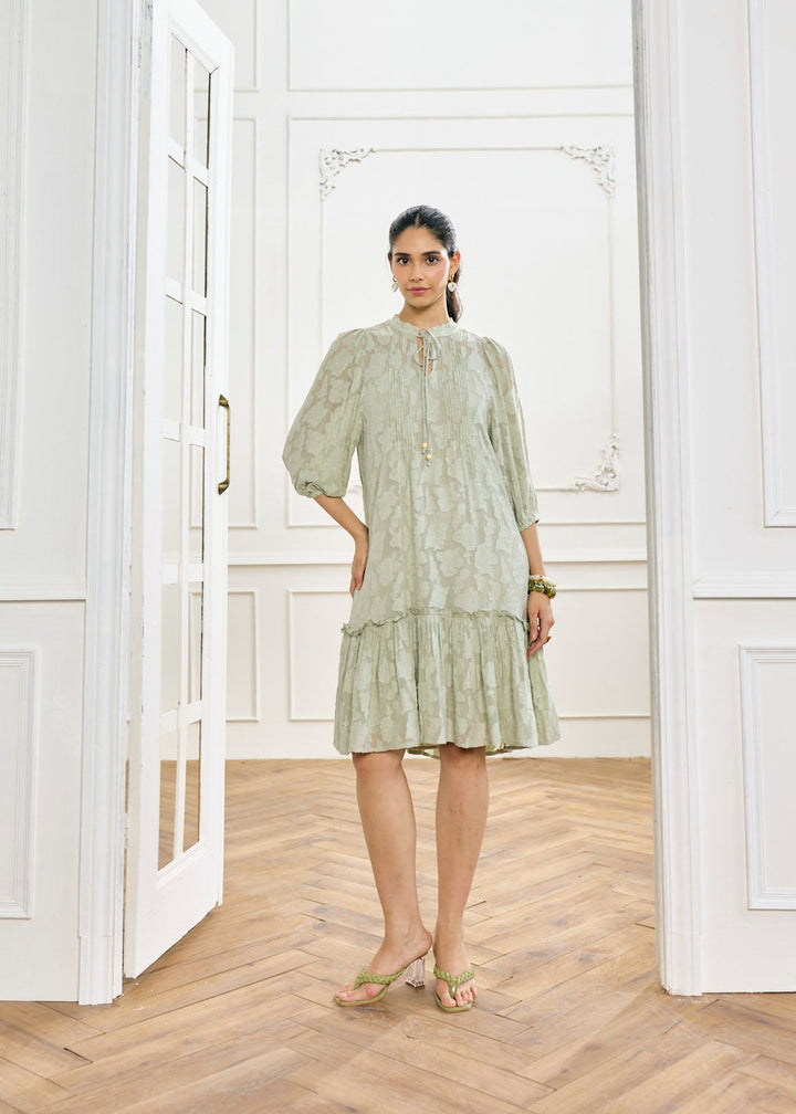 Nia Jacquard Dress