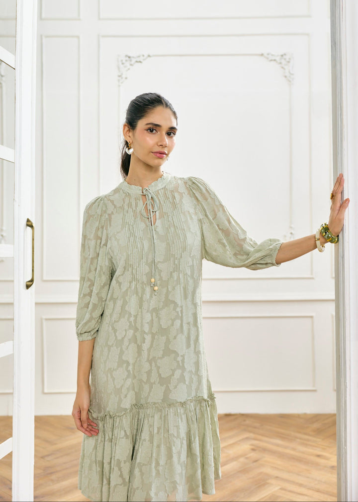 Nia Jacquard Dress