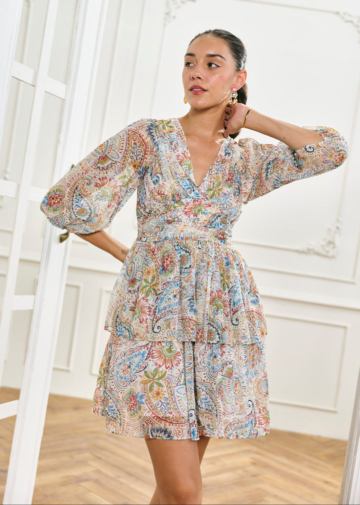 Callie Printed Dress
