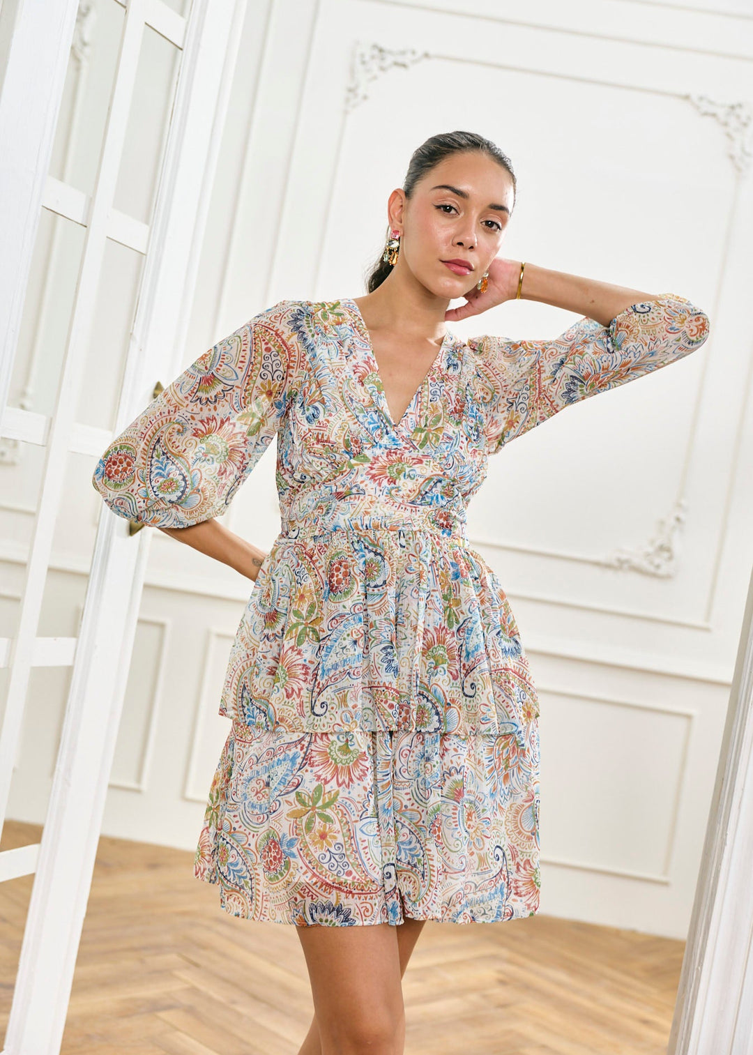 Callie Printed Dress
