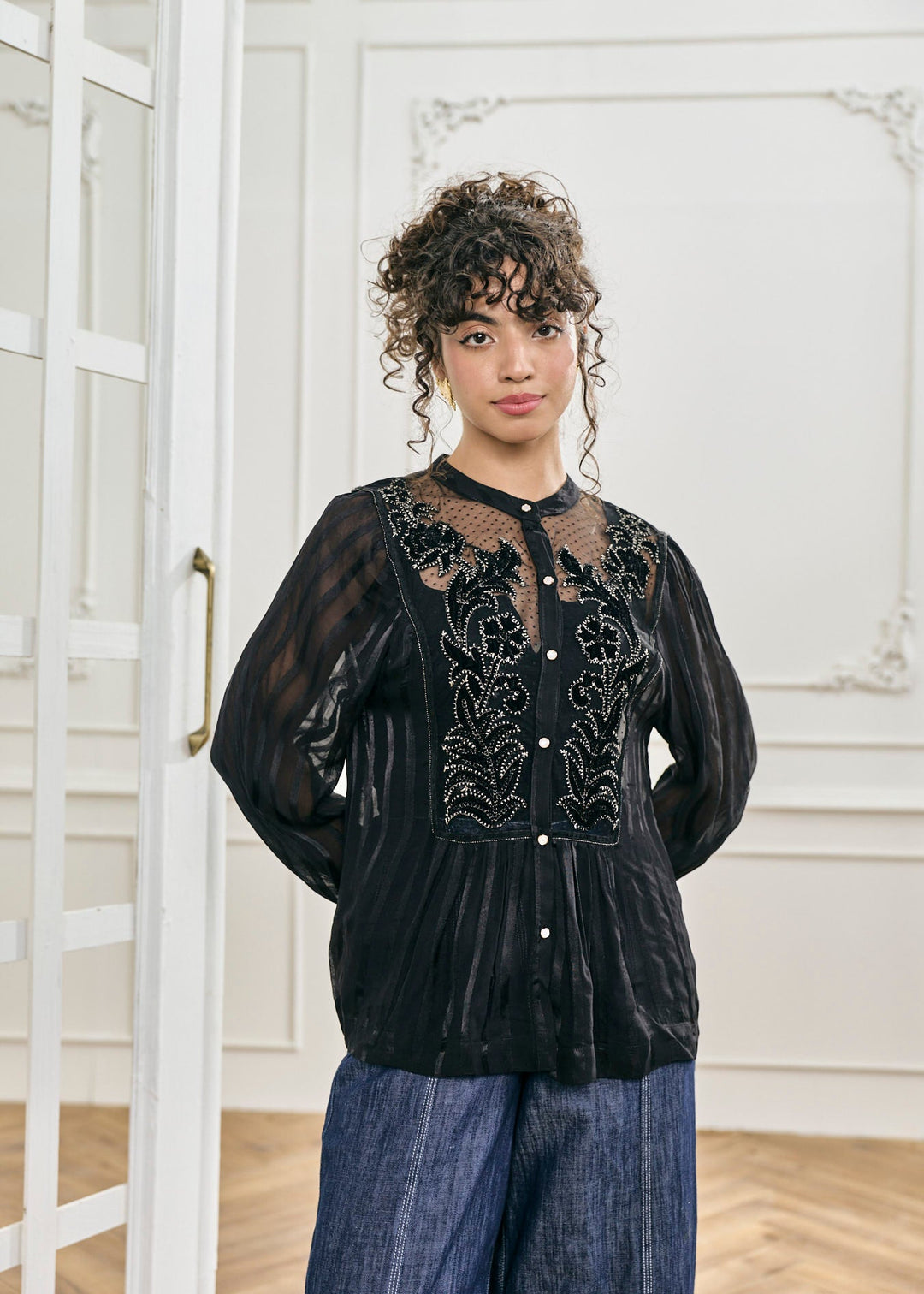 Amara Embroidered Top