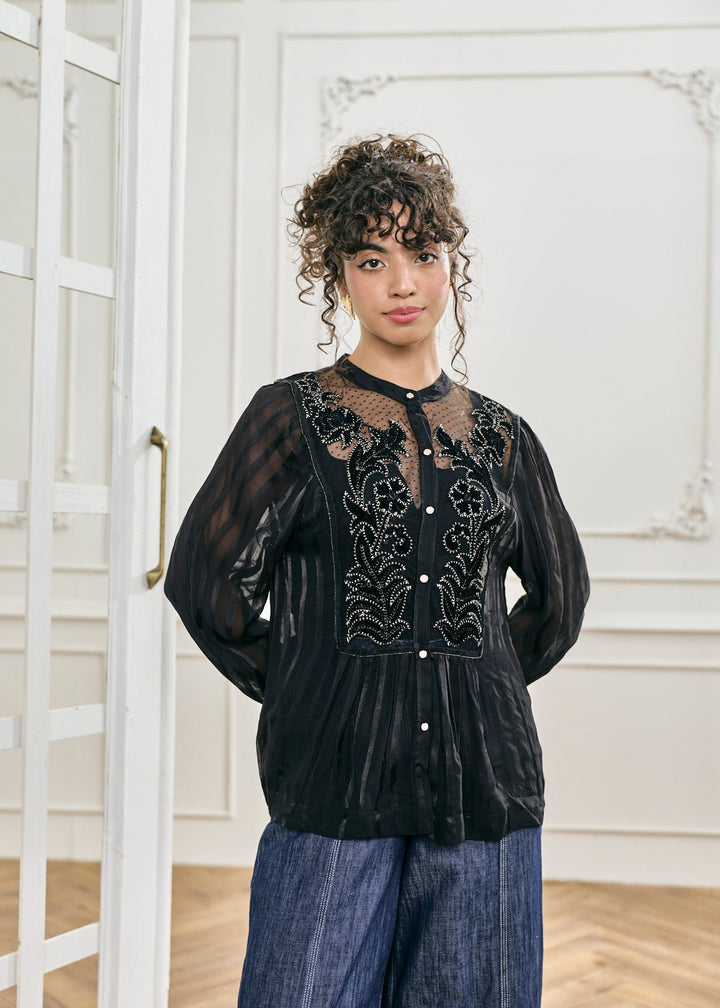 Amara Embroidered Top