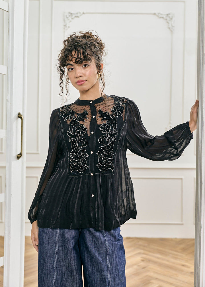 Amara Embroidered Top