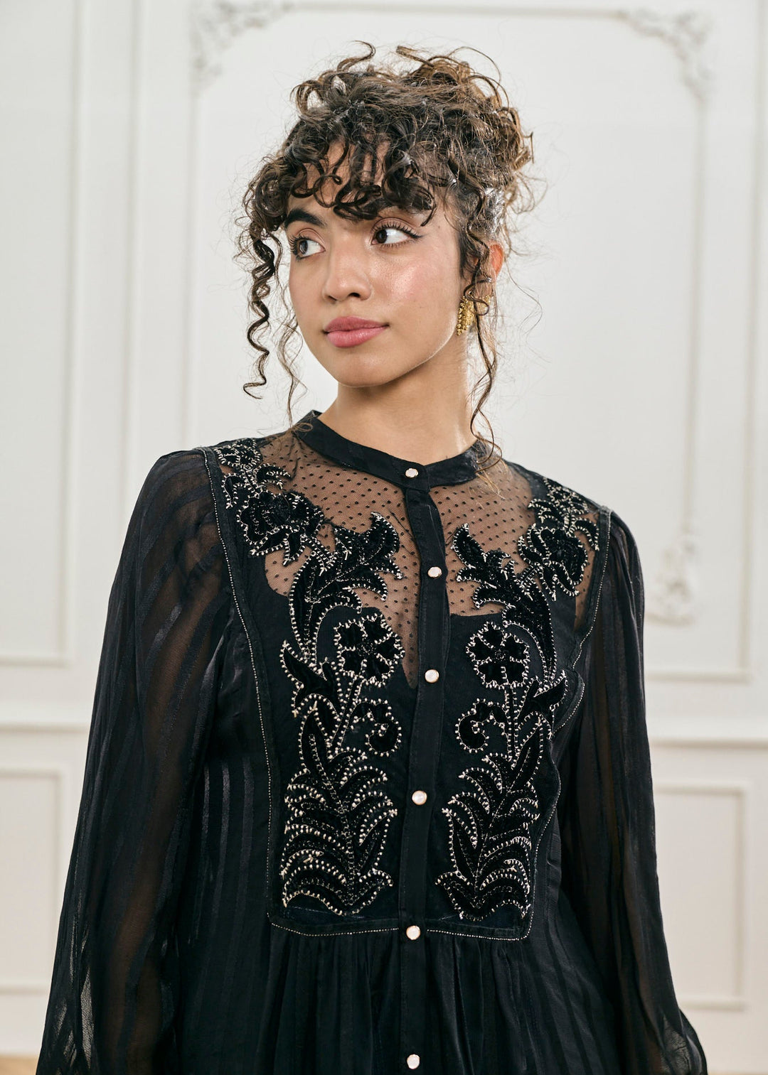 Amara Embroidered Top