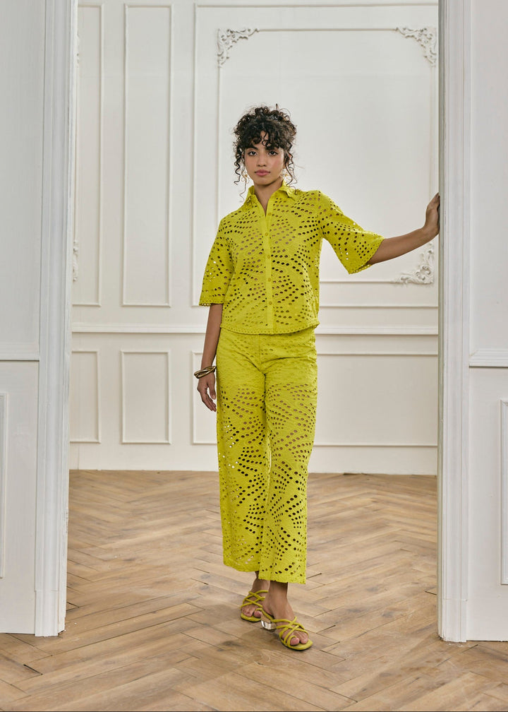Layla Schiffli Pants