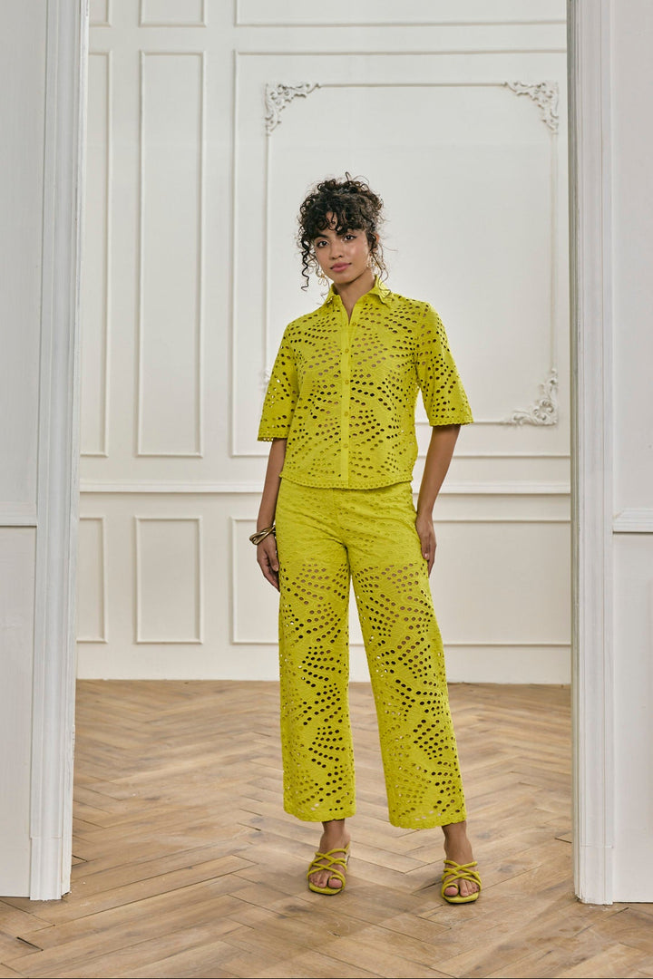 Layla Schiffli Pants