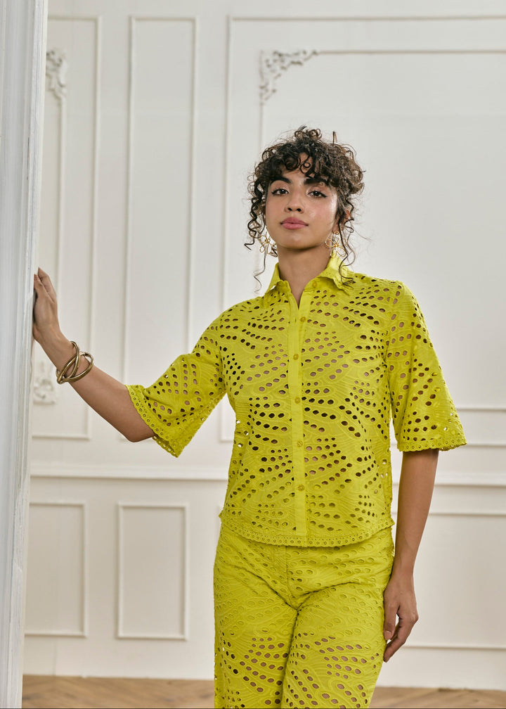 Layla Schiffli Shirt