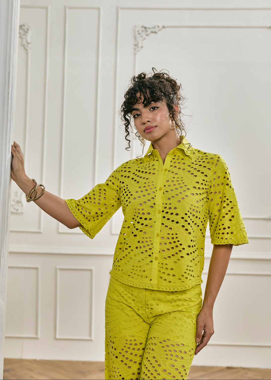 Layla Schiffli Shirt