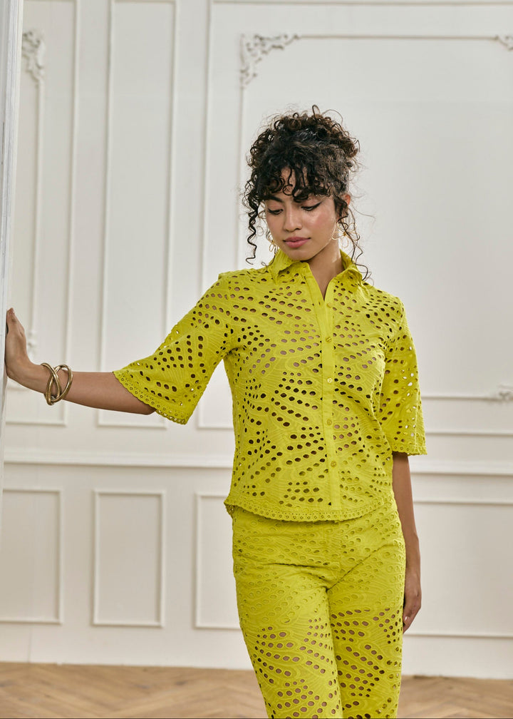 Layla Schiffli Shirt
