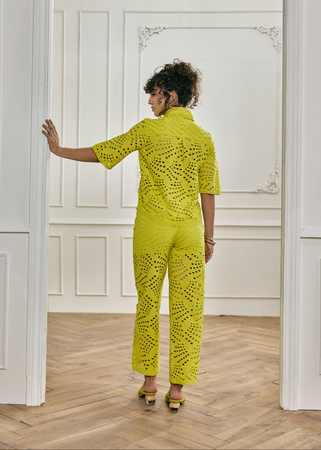 Layla Schiffli Pants
