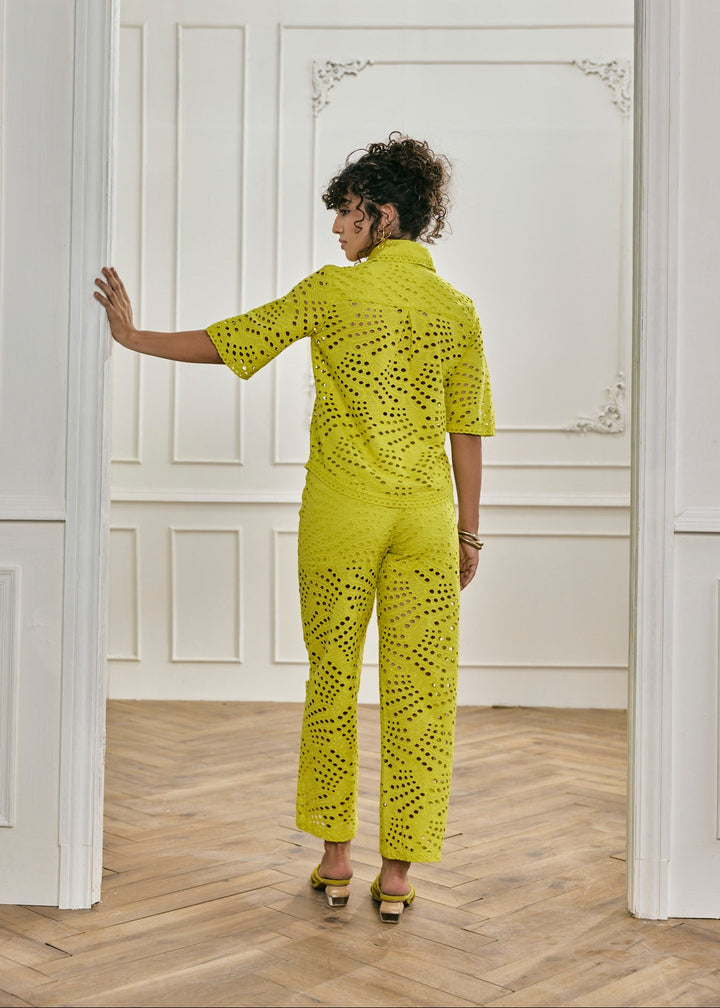 Layla Schiffli Pants