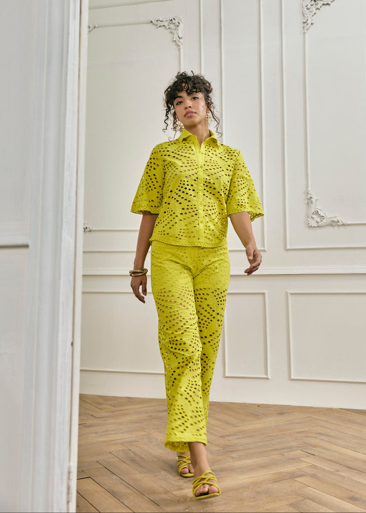 Layla Schiffli Pants