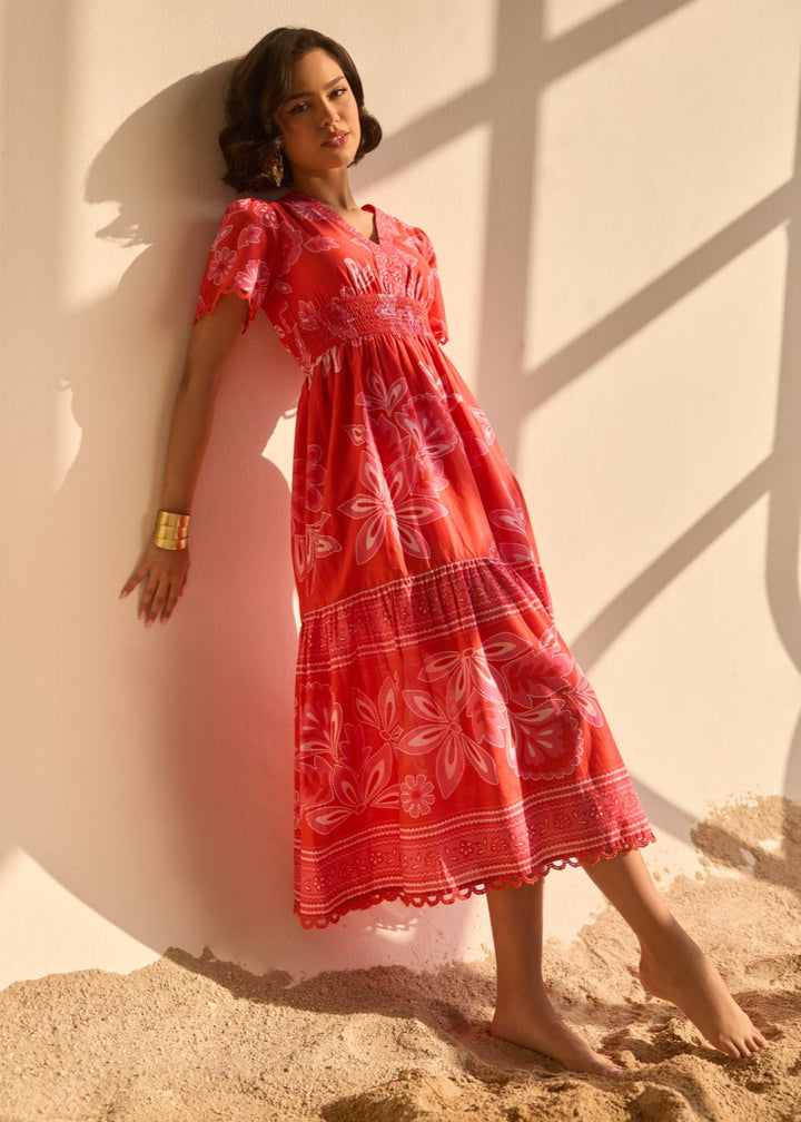 Sofia Red Maxi