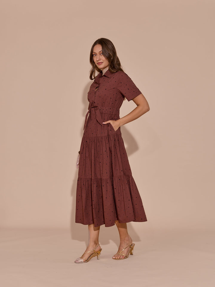 Elena Embellished Dress