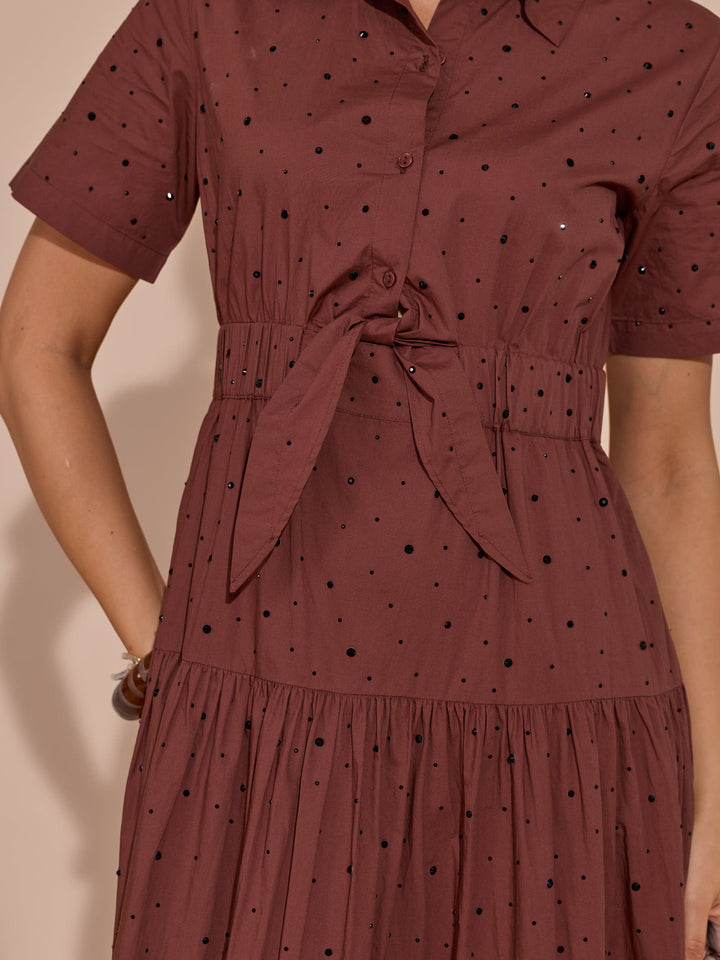 Elena Embellished Dress