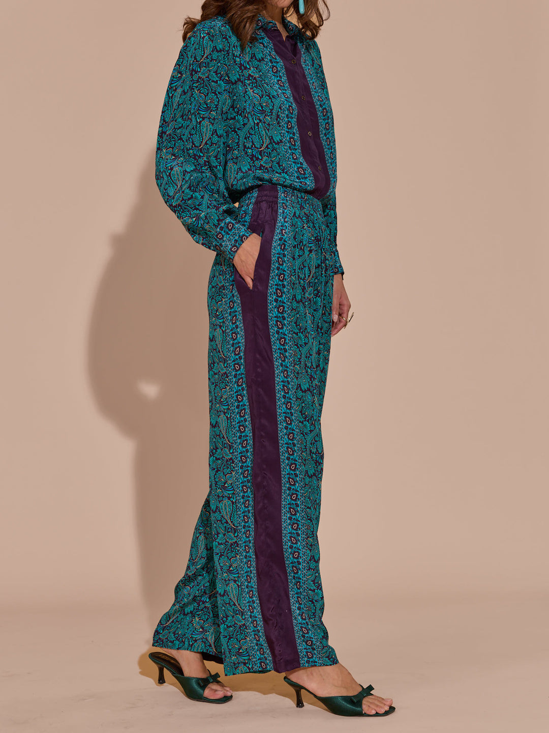 Lisa Mulberry Printed Pants