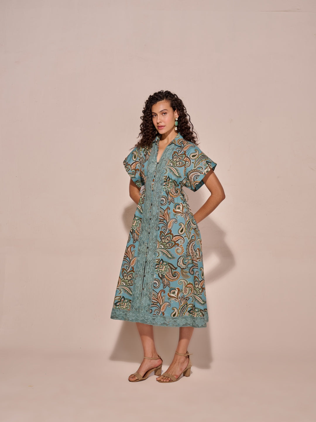 Lina Printed Midi