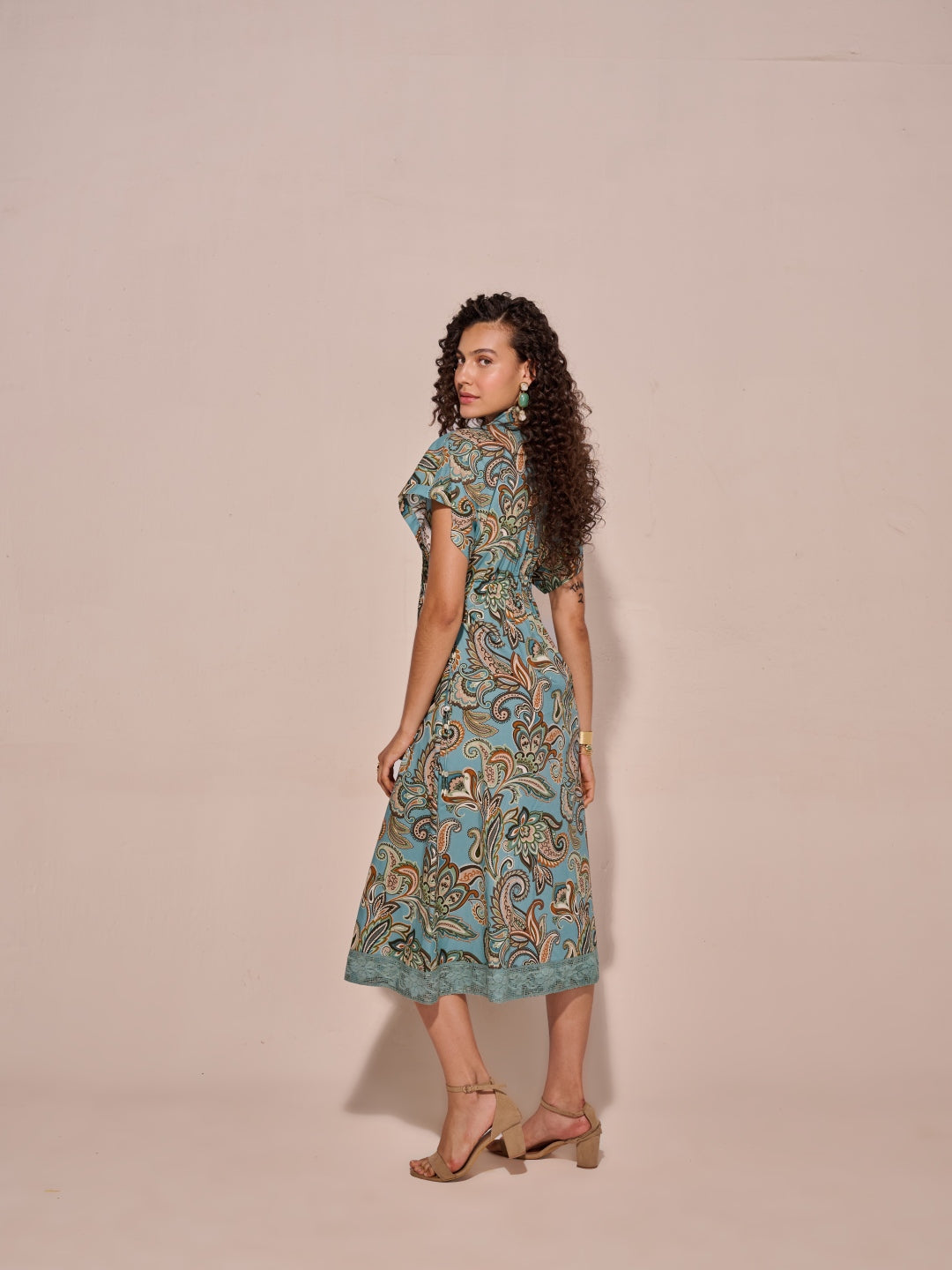 Lina Printed Midi