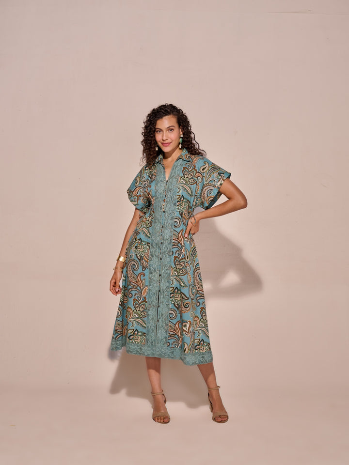 Lina Printed Midi