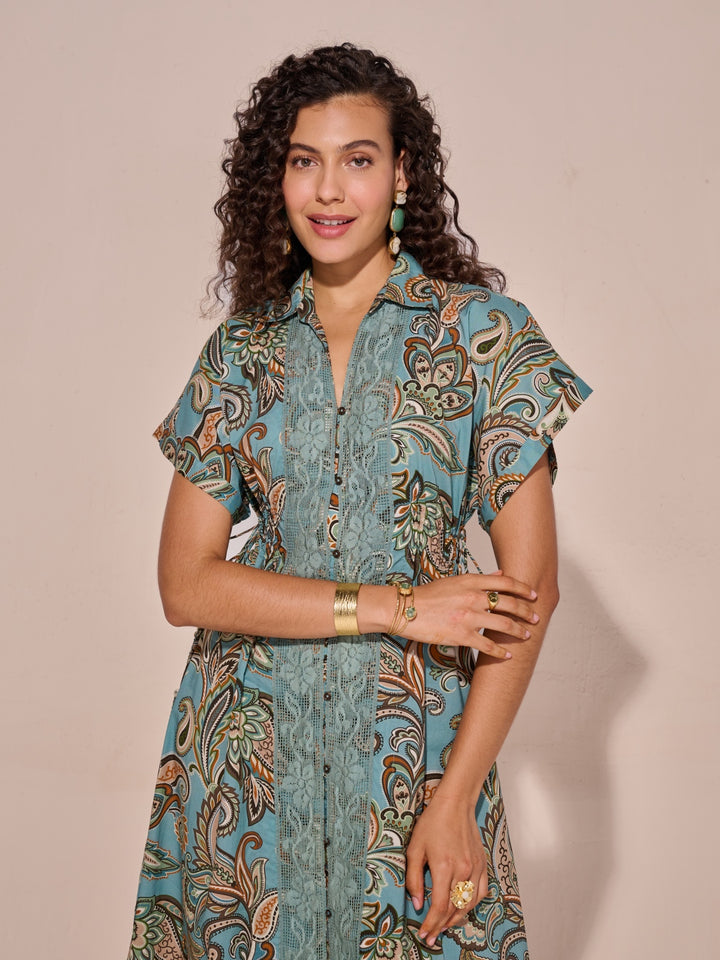 Lina Printed Midi