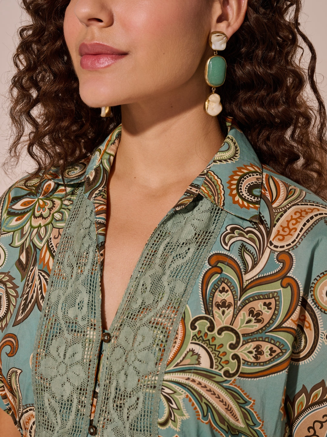 Lina Printed Midi