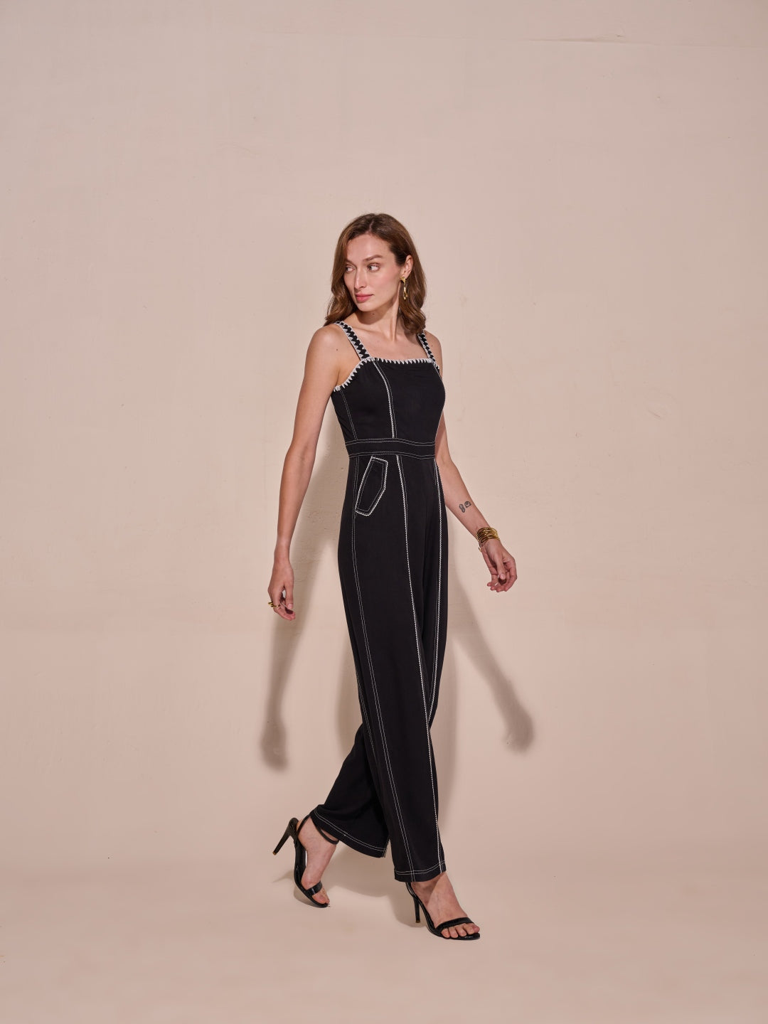 Isla Black Jumpsuit