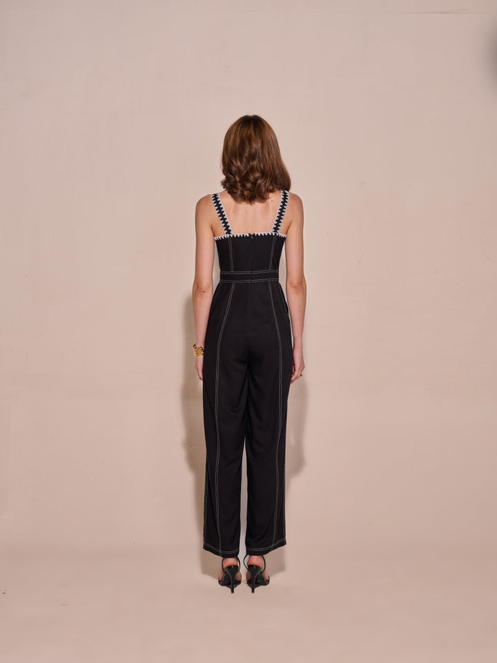 Isla Black Jumpsuit