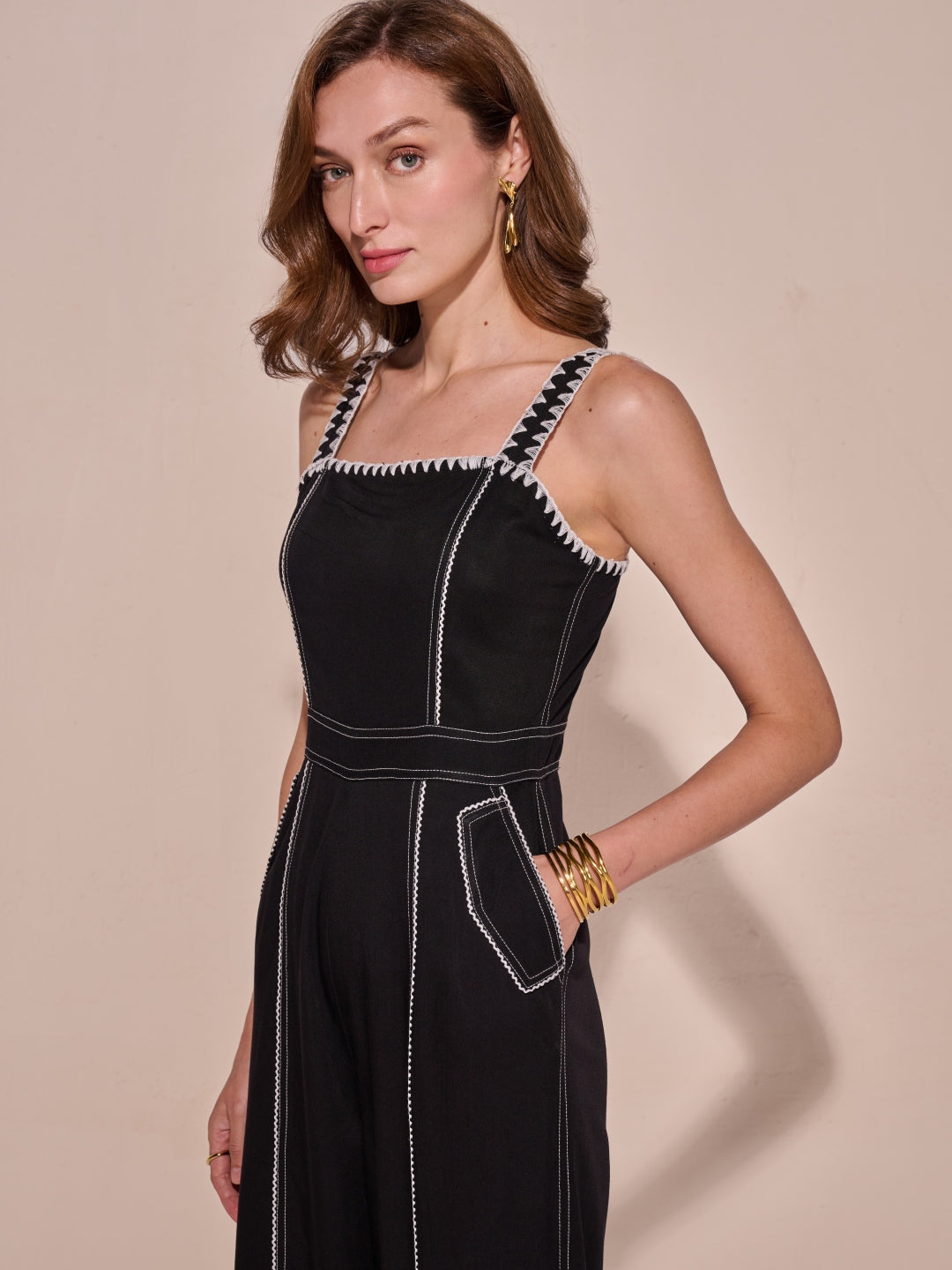 Isla Black Jumpsuit