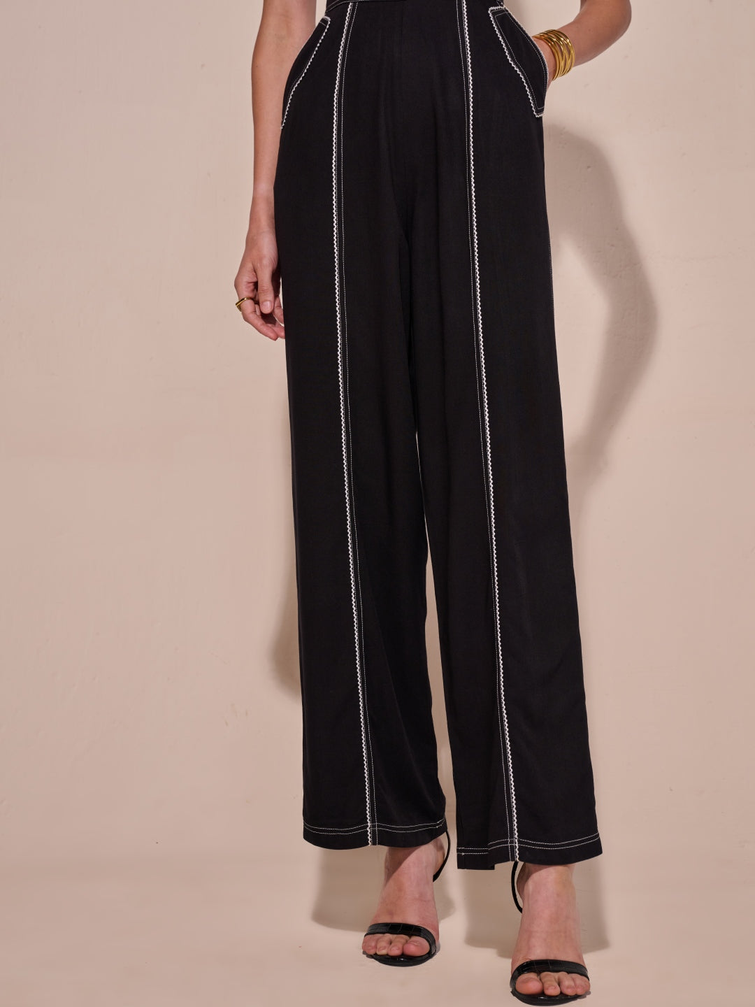 Isla Black Jumpsuit