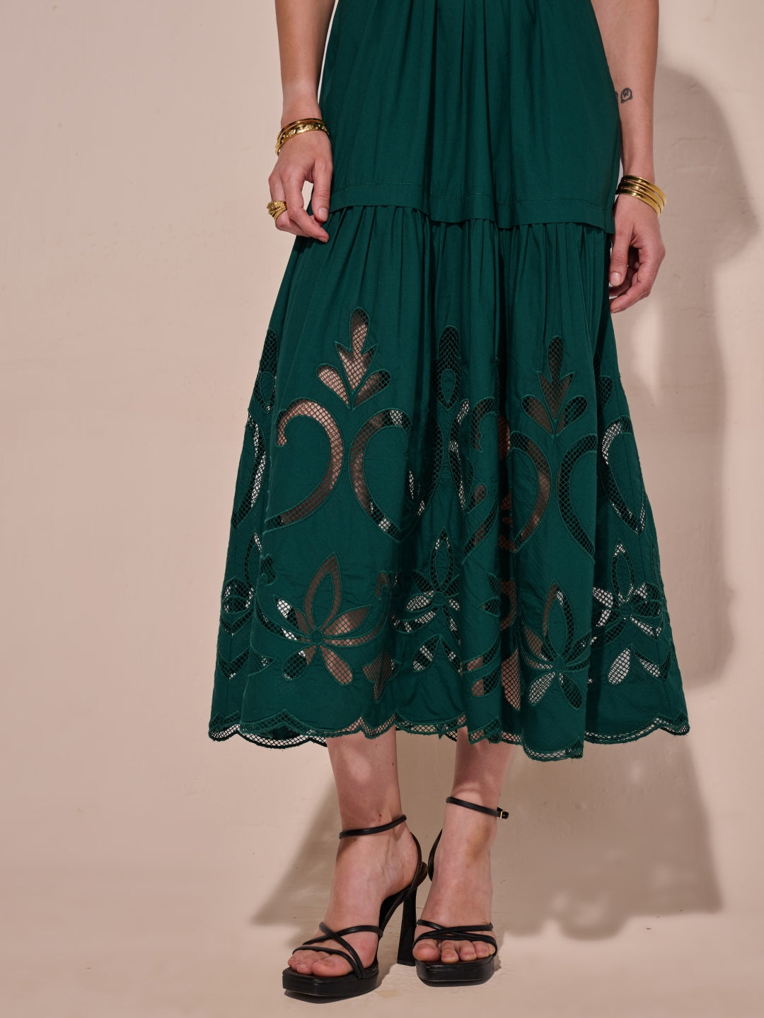 Ava Cutwork Dress