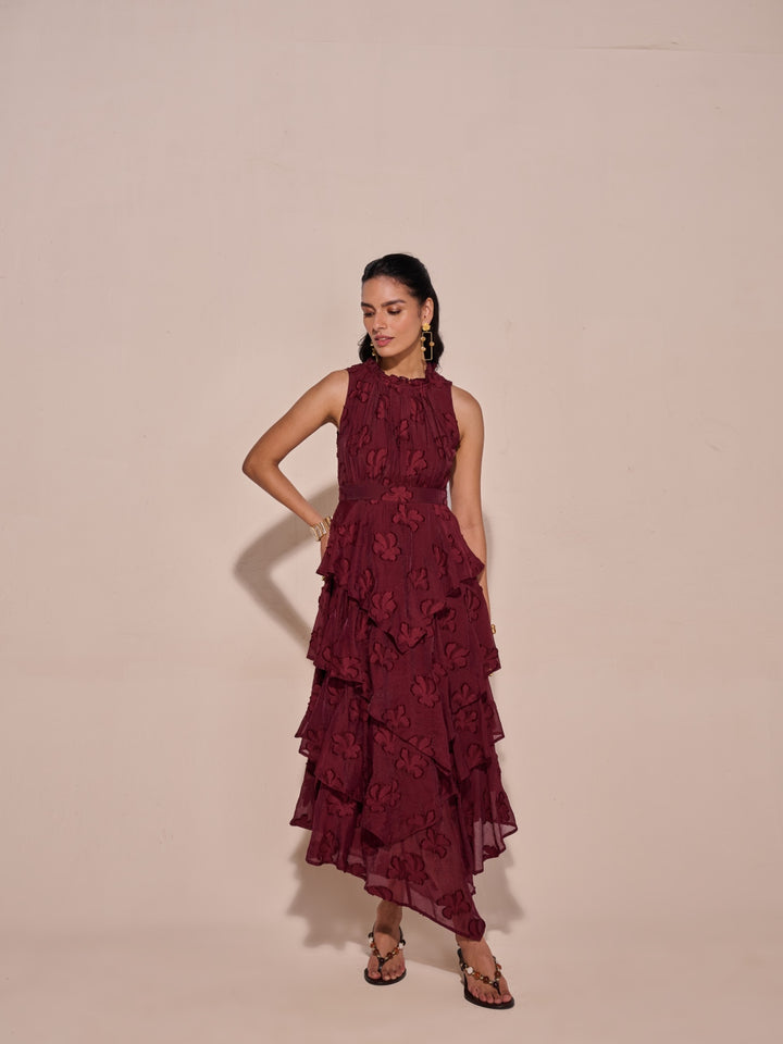 Giselle Jacquard Dress