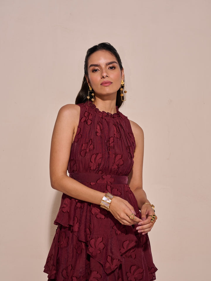 Giselle Jacquard Dress
