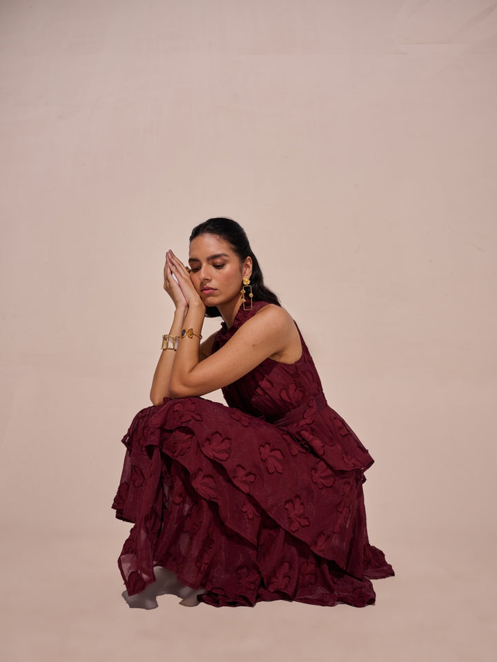 Giselle Jacquard Dress