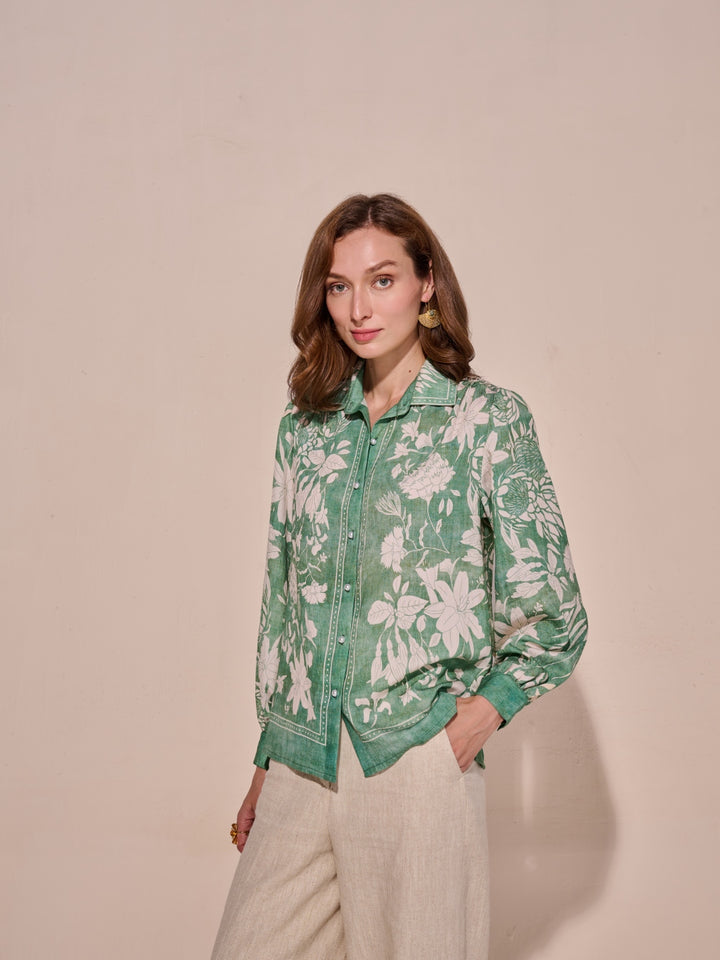 Stephanie Printed Blouse