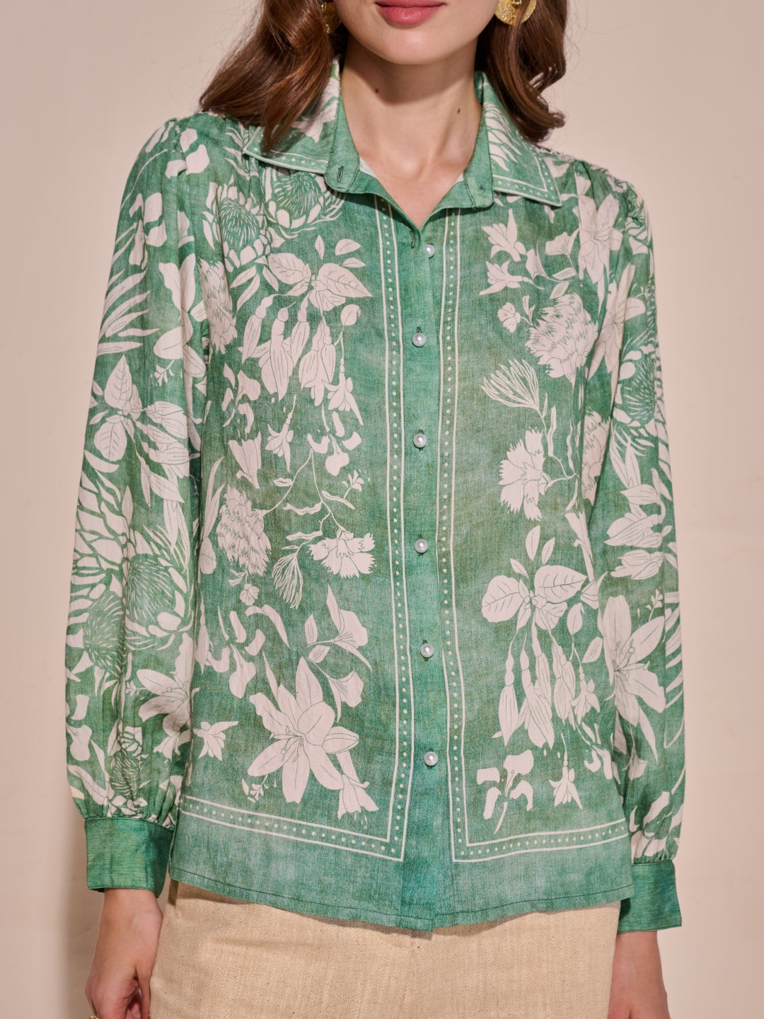 Stephanie Printed Blouse