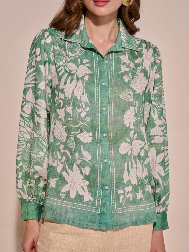 Stephanie Printed Blouse