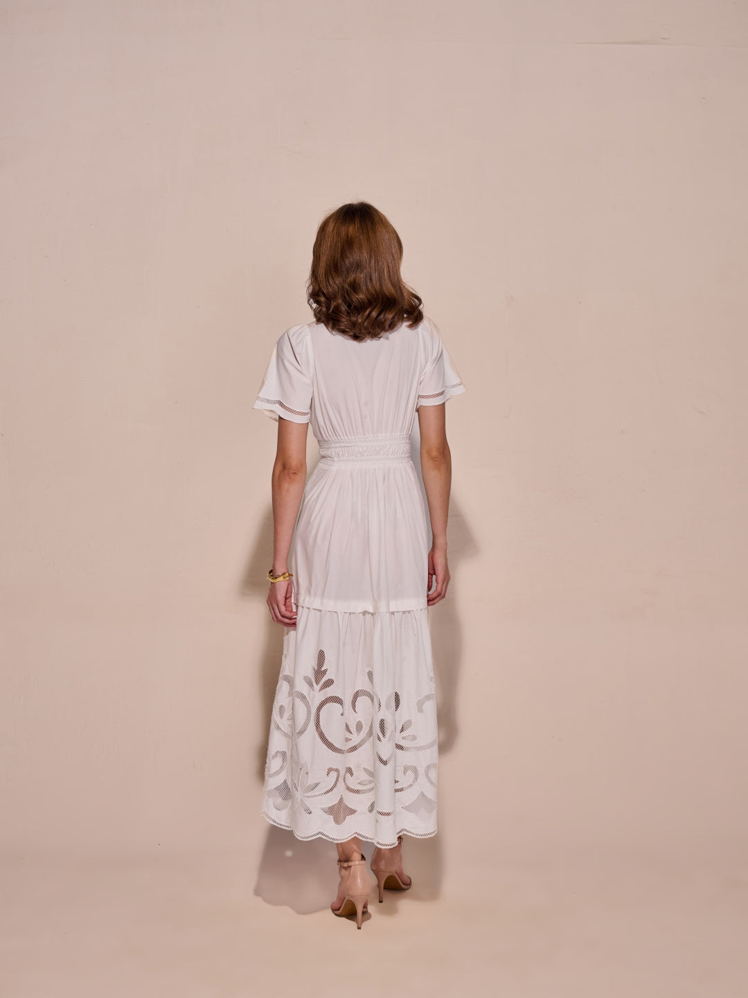 Ava Cutwork Dress