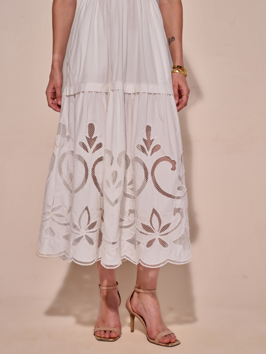 Ava Cutwork Dress
