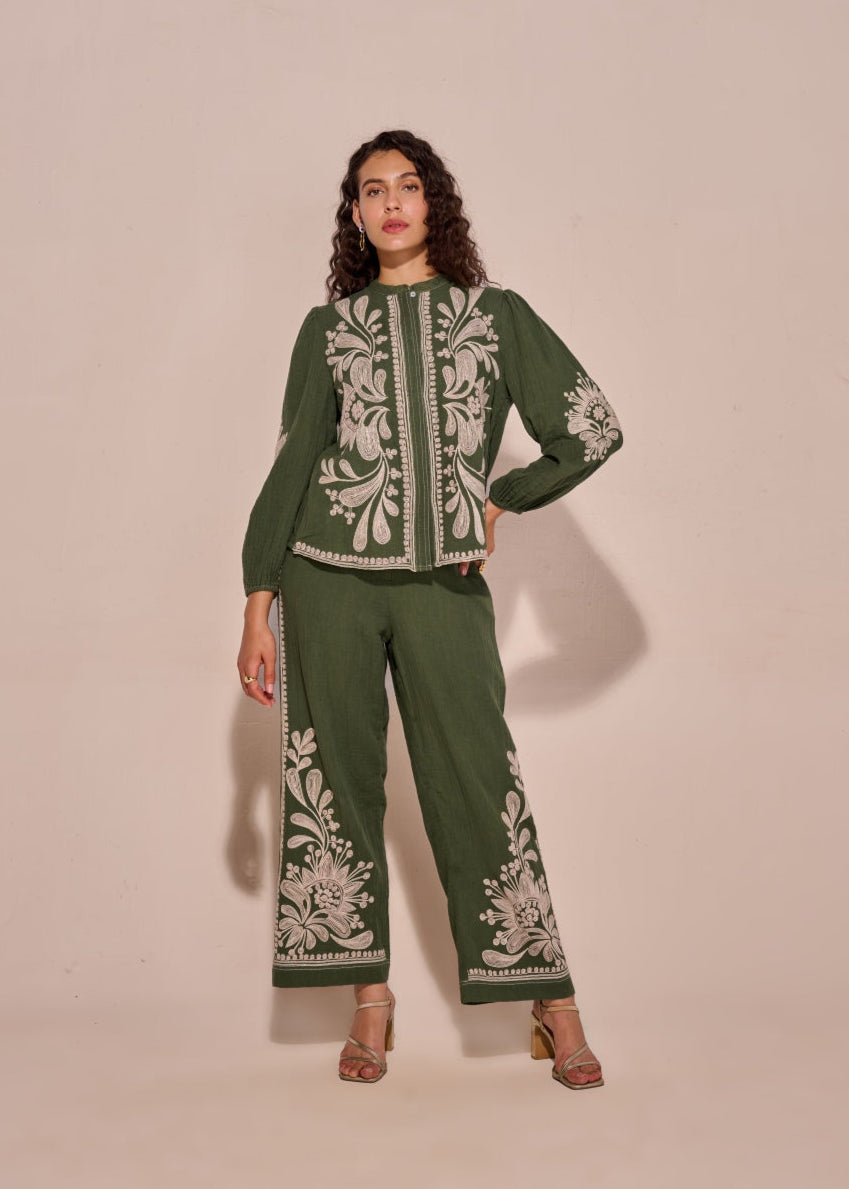 Eloise Embroidered Pant
