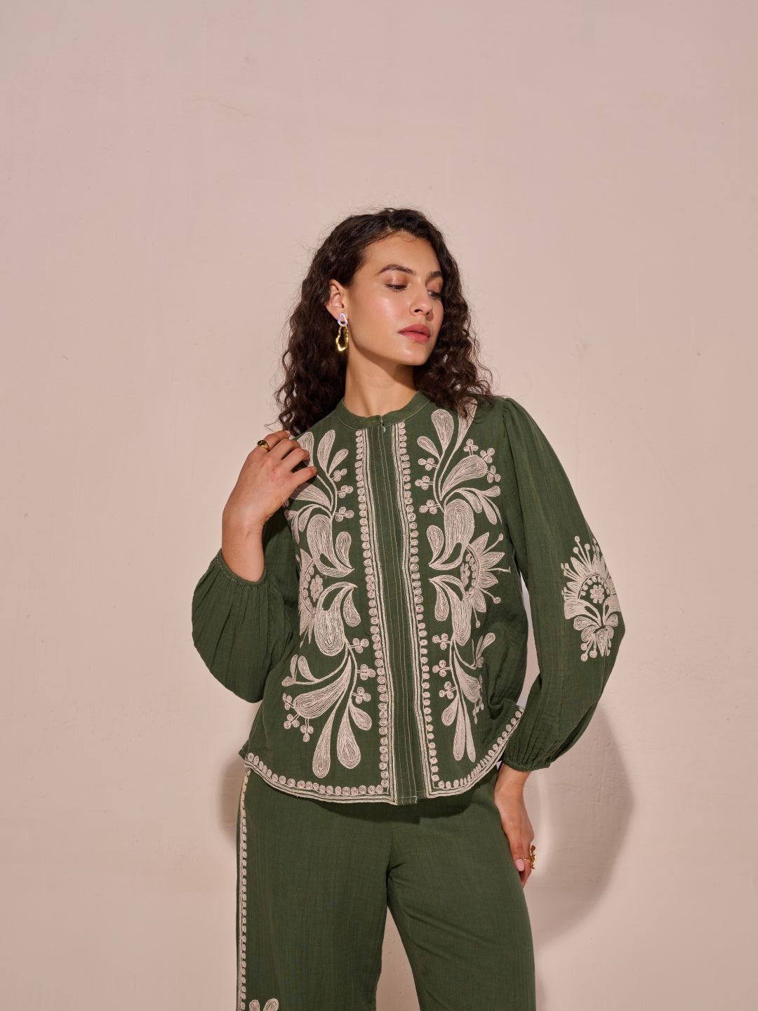 Eloise Embroidered Top