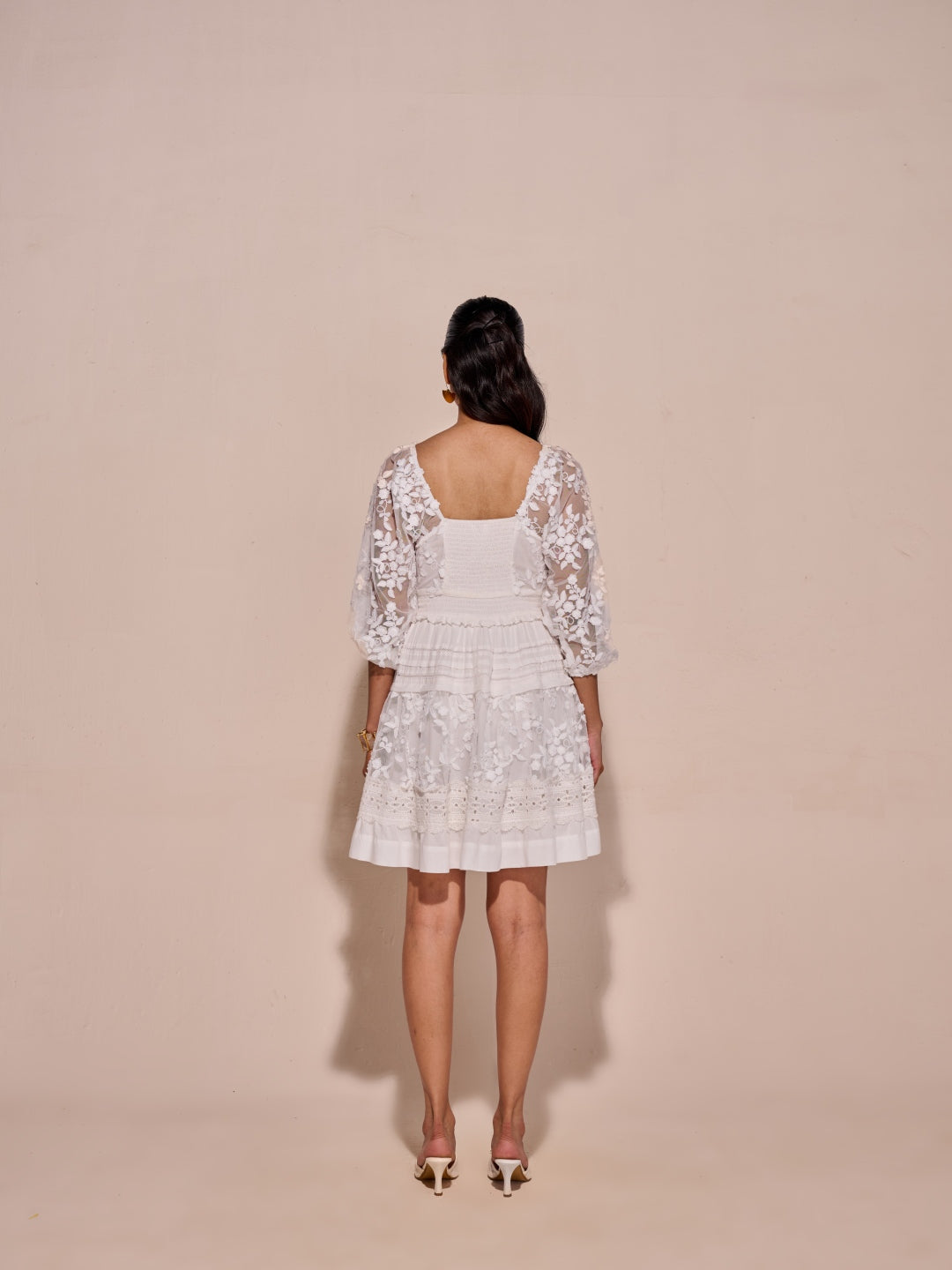 Evelyn 3D Floral Dress