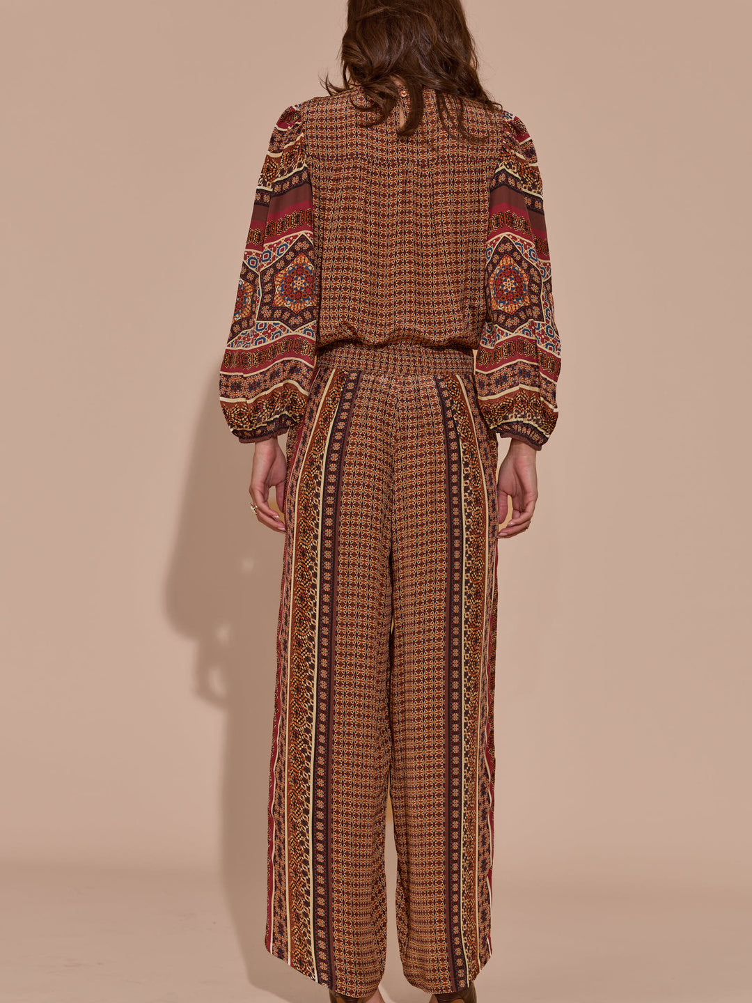 Mishelle Mulberry Printed Pants