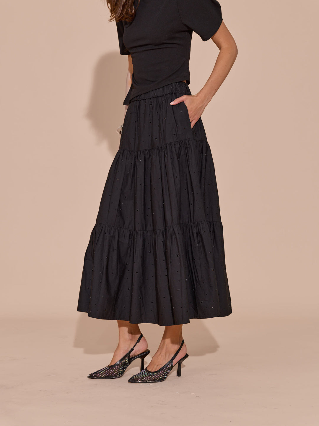 Rachel Embellished Maxi Skirt
