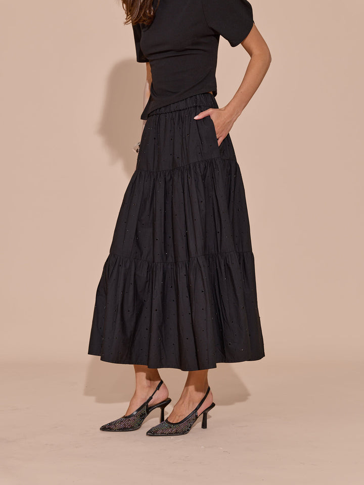 Rachel Embellished Maxi Skirt