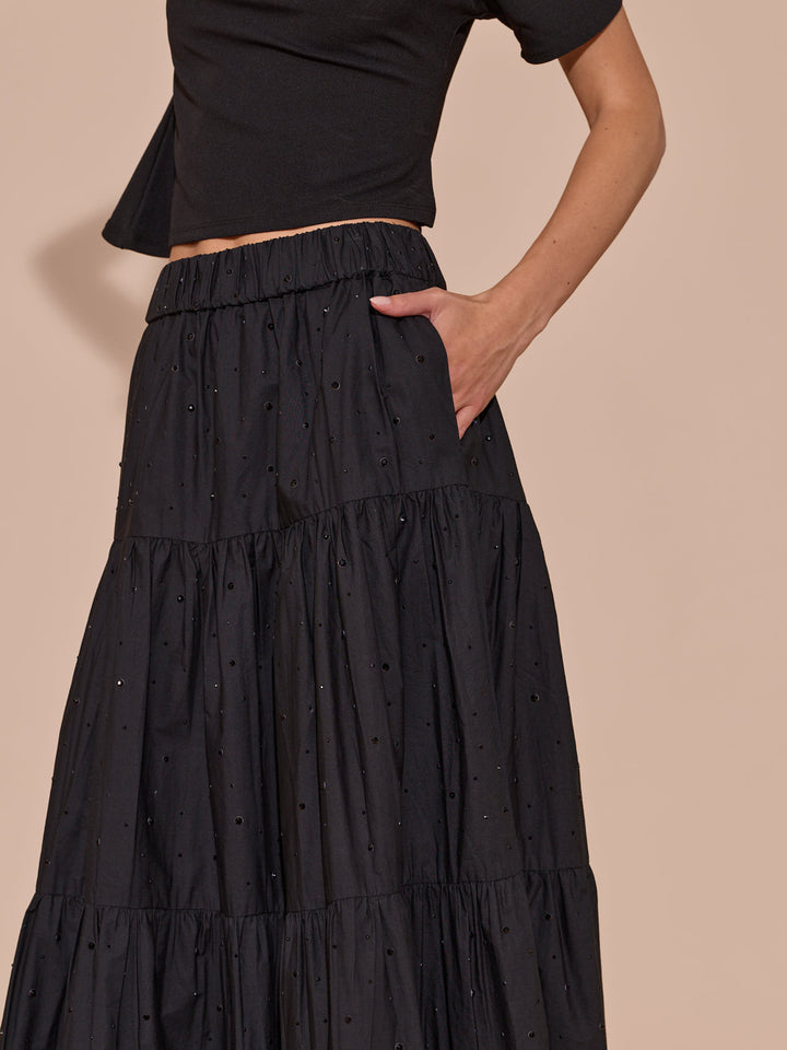 Rachel Embellished Maxi Skirt