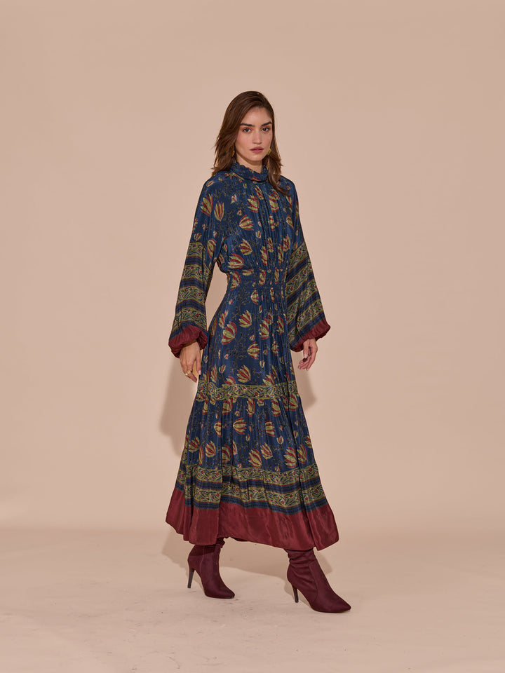 Sonal Ved in our Cynthia Mulberry Dress