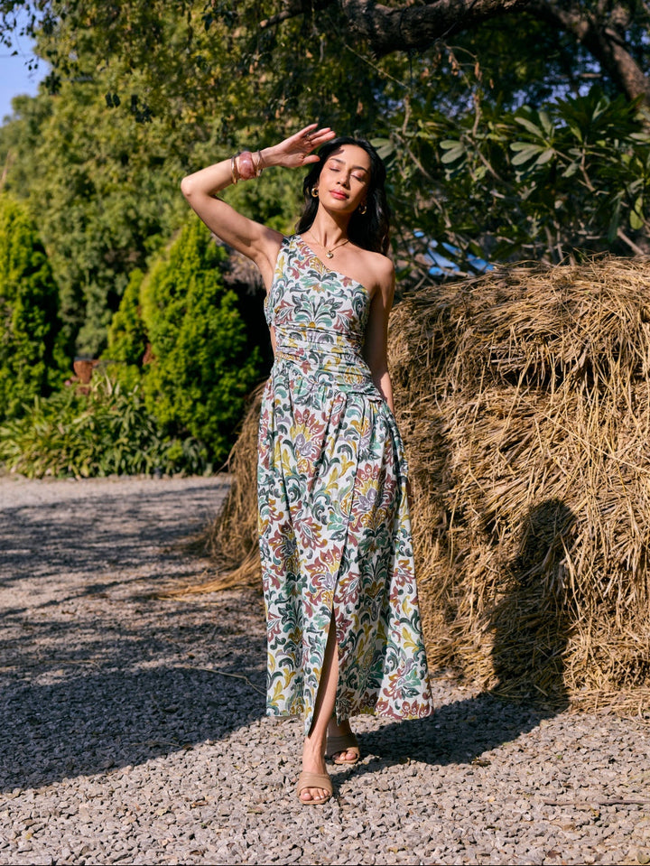 Sanjana Batra in our Stella Printed Dress
